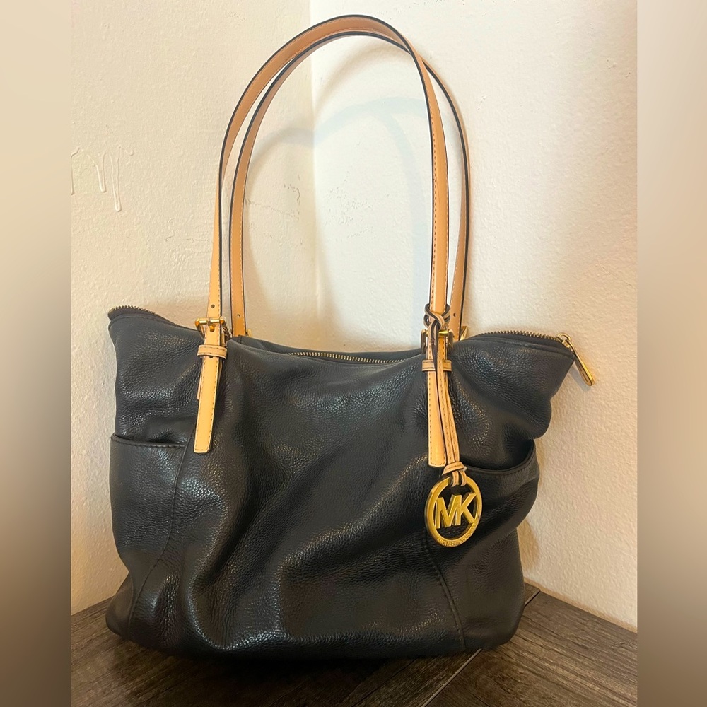 Michael Kors Leather Shoulder Tote
